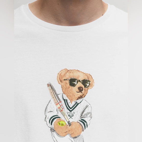 WIMBLEDON X RALPH LAUREN - polo bear t shirt - Picture 3 of 4